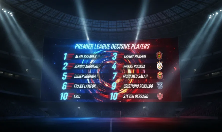 İngiltere’de Maç Kazandırma Ustası Seçilen En İyi 10 Futbolcu